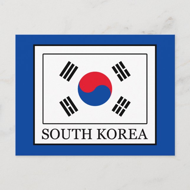 Sydkorea Vykort (Framsida)