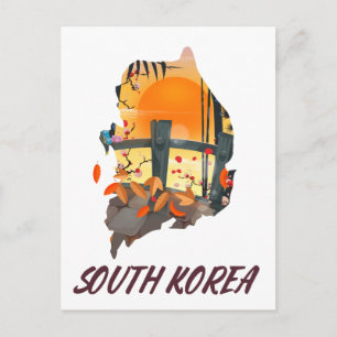 Sydkorea Vykort