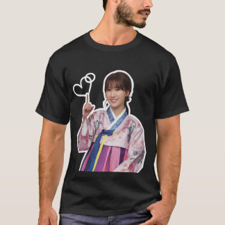 Sydkorean Hanbok Heart Gesture T-shirts