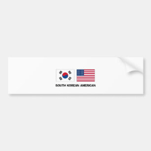 Sydkoreansk amerikan bildekal
