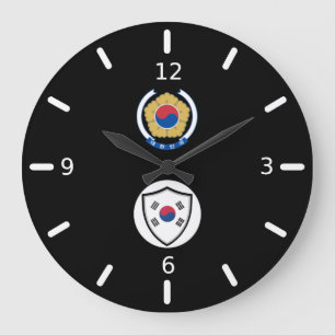 Sydkoreansk flagga-emblem, stor klocka