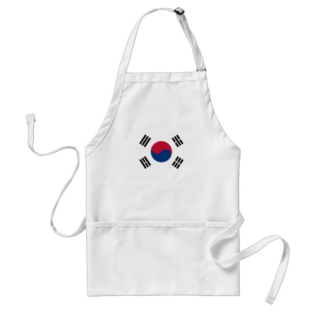 Sydkoreansk flagga förkläde (Framsidan)