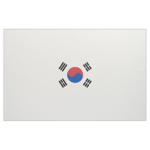 Sydkoreansk flagga - Korea - Taegeukgi - 대한민 Tyg