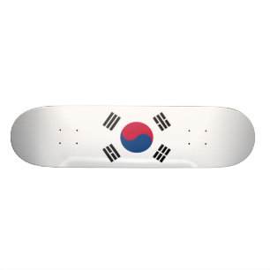 Sydkoreansk flagga mini skateboard bräda 18,5 cm