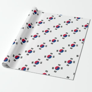 Sydkoreansk flagga presentpapper