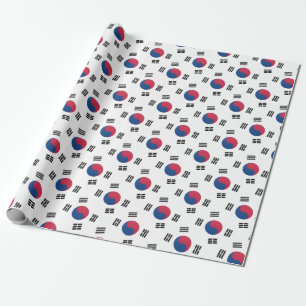 Sydkoreansk flagga presentpapper