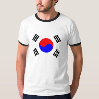 Sydkoreansk flagga t-shirt