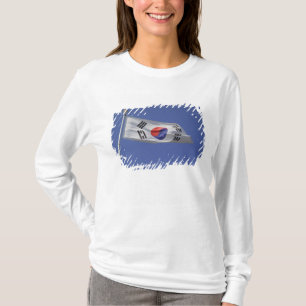 Sydkoreansk flagga tee
