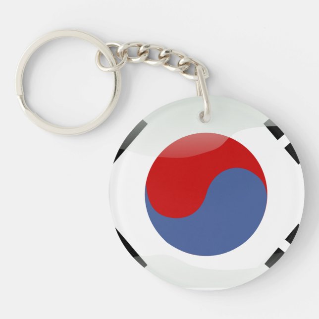 Sydkoreansk glansig flagga (Framsidan)