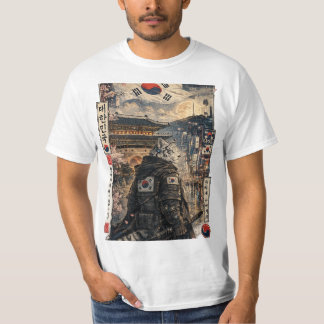 Sydkoreansk inspirerad t shirt