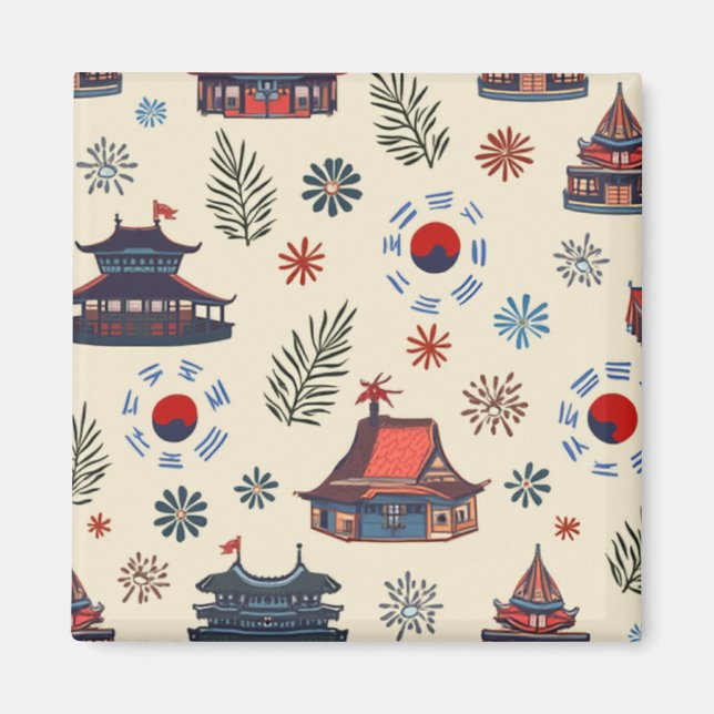 Sydkoreansk magnet (Framsidan)