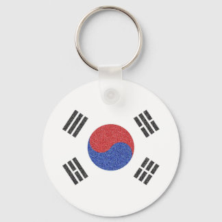 Sydkoreanska Flagga Nyckelring