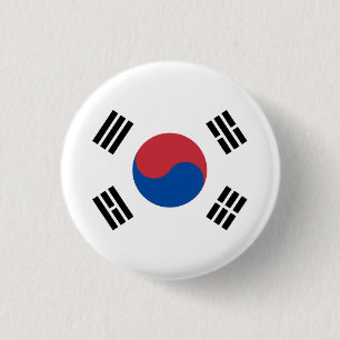 Sydkoreanska Flagga, Sydkoreas Flagga Knapp