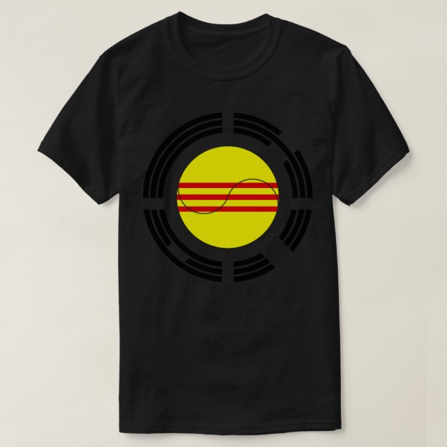 Sydkoreanska mauretanska patriot Flagga T Shirt (Design framsida)