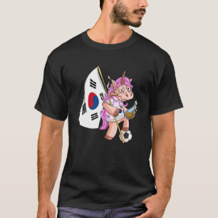 Sydkoreanska Party Unicorn T Shirt