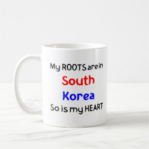 Sydkoreanska rötter kaffemugg