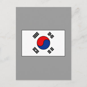 Sydkoreanska T-shirts och gåvor av Flagga Vykort