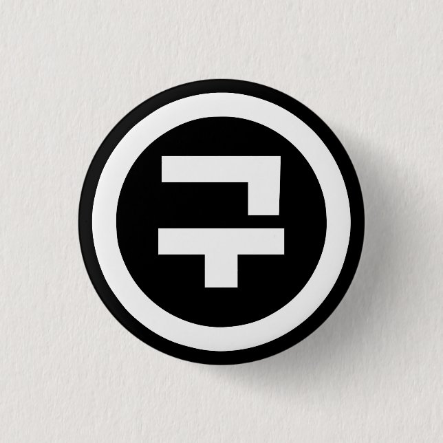 Sydkoreanskt Sino nummer 9 nio 구 【 Gu 】 Hangul Knapp (Framsida)