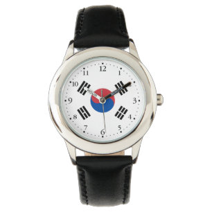 Sydkoreas flagga armbandsur