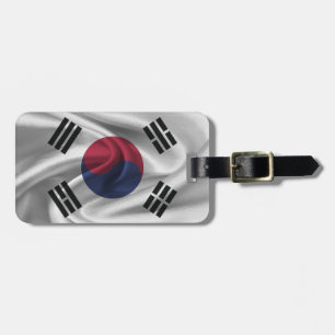 Sydkoreas flagga bagagebricka