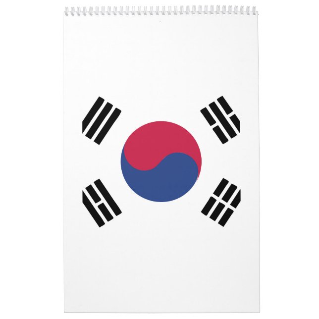 Sydkoreas Flagga Emblem Kalender (Omslag)
