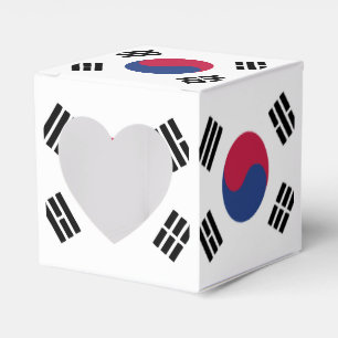 Sydkoreas Flagga Emblem Presentaskar