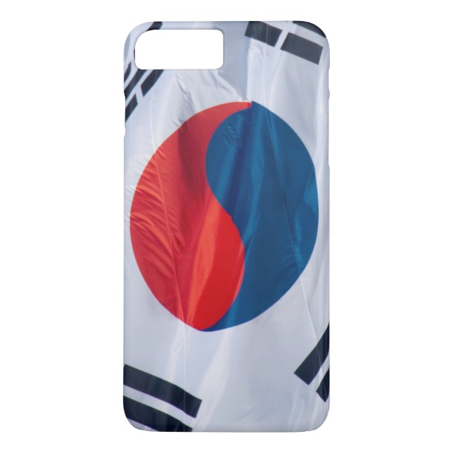 Sydkoreas Flagga för träkning Case-Mate iPhone Skal (Baksida)
