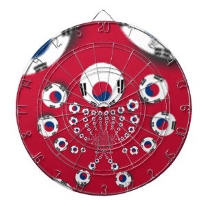 Sydkoreas Flagga Kaleidoscope Art-utskrift Piltavla