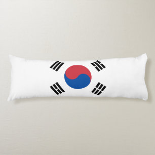 Sydkoreas flagga kroppskudde