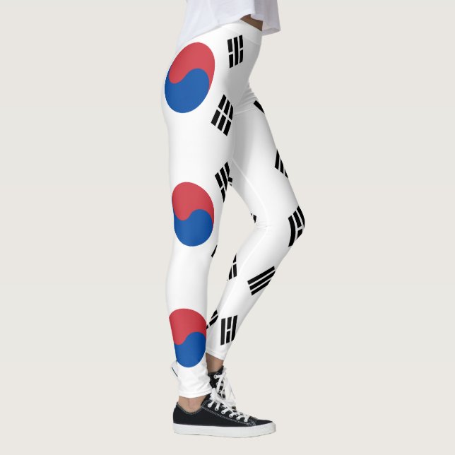 Sydkoreas flagga leggings (Höger)