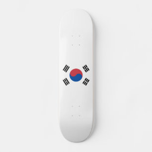 Sydkoreas flagga mini skateboard bräda 18,5 cm