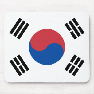 Sydkoreas flagga musmatta