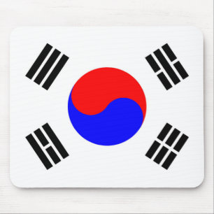 Sydkoreas flagga musmatta