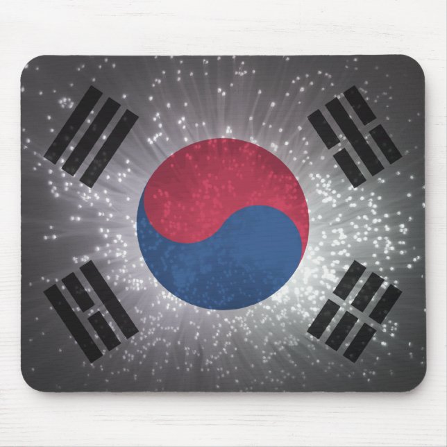 Sydkoreas flagga musmatta (Framsidan)