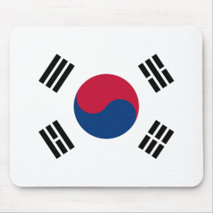 Sydkoreas flagga musmatta