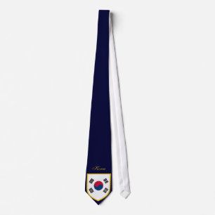 Sydkoreas Flagga Neck Tie Personlig Slips