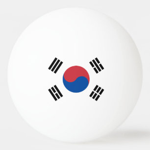 Sydkoreas flagga pingisboll