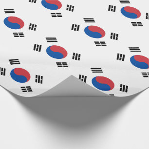Sydkoreas flagga presentpapper