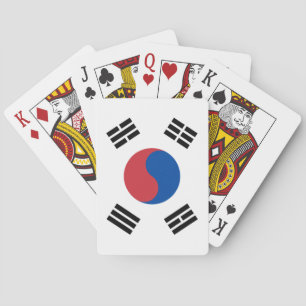 Sydkoreas flagga (ROK) Casinokort