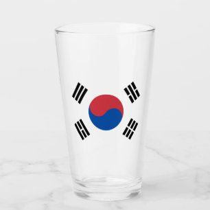 Sydkoreas flagga (ROK) Glaskopp