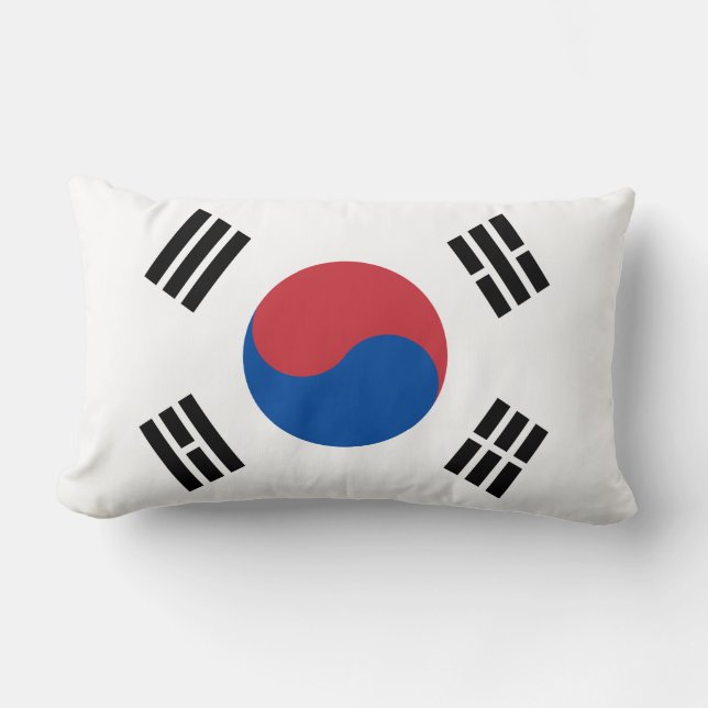 Sydkoreas flagga (ROK) Lumbarkudde (Framsida)
