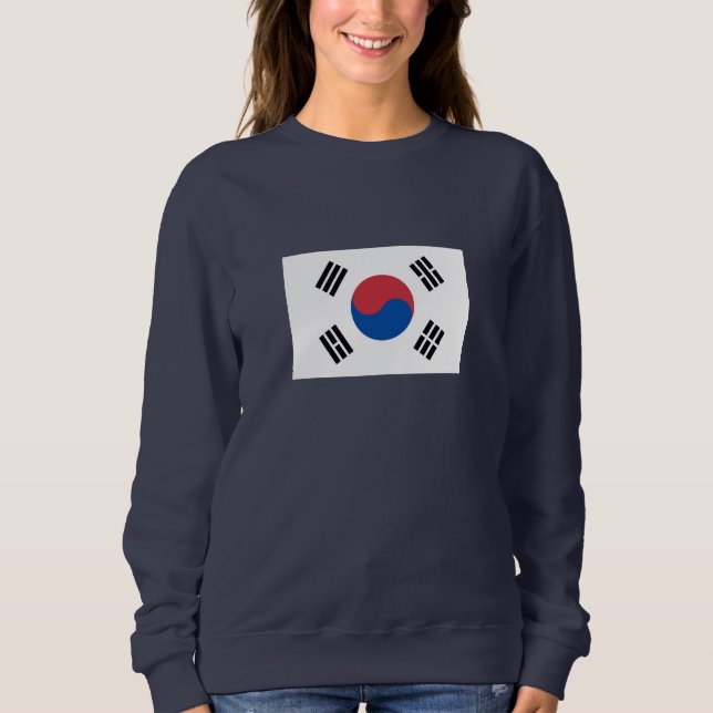 Sydkoreas flagga t shirt (Framsida)