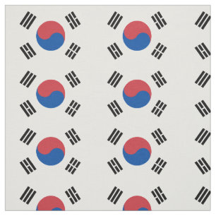 Sydkoreas flagga tyg
