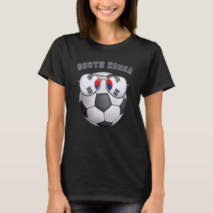 Sydkoreas fotboll i Sunglass Fläkt T Shirt