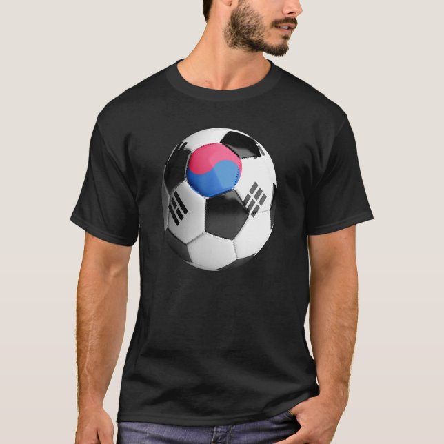 Sydkoreas fotbolls-VM i Flagga T Shirt (Framsida)