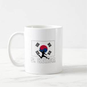 Sydkoreas fotbollsgrupp Kaffe Mugg