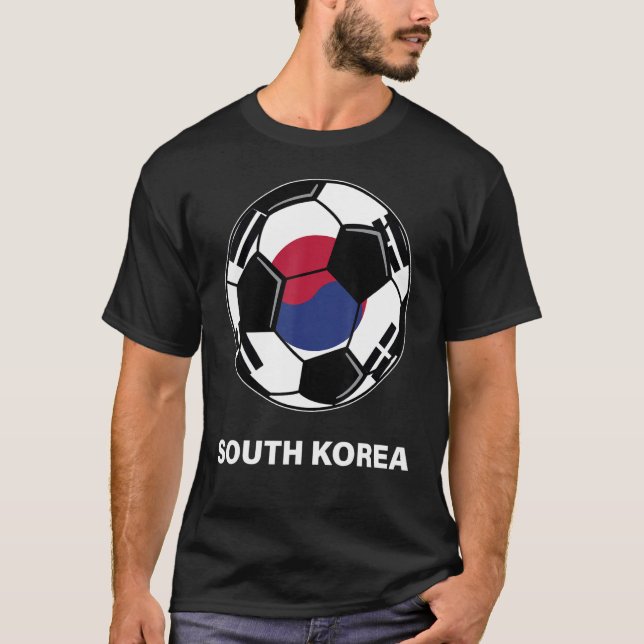 Sydkoreas fotbollslag Supporter Sydkoreas FLA T Shirt (Framsida)