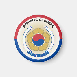 Sydkoreas kulturarvsemblem magnet