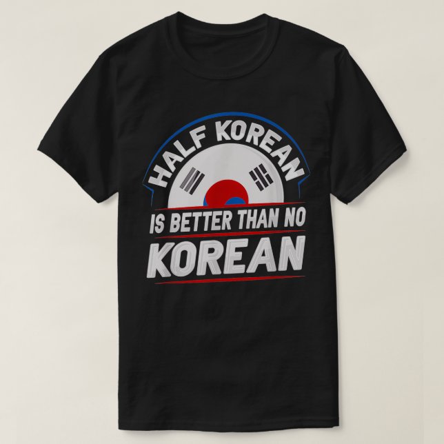 Sydkoreas kulturdesign för en koreansk amerikan t shirt (Design framsida)