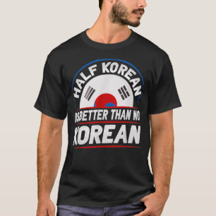 Sydkoreas kulturdesign för en koreansk amerikan t shirt